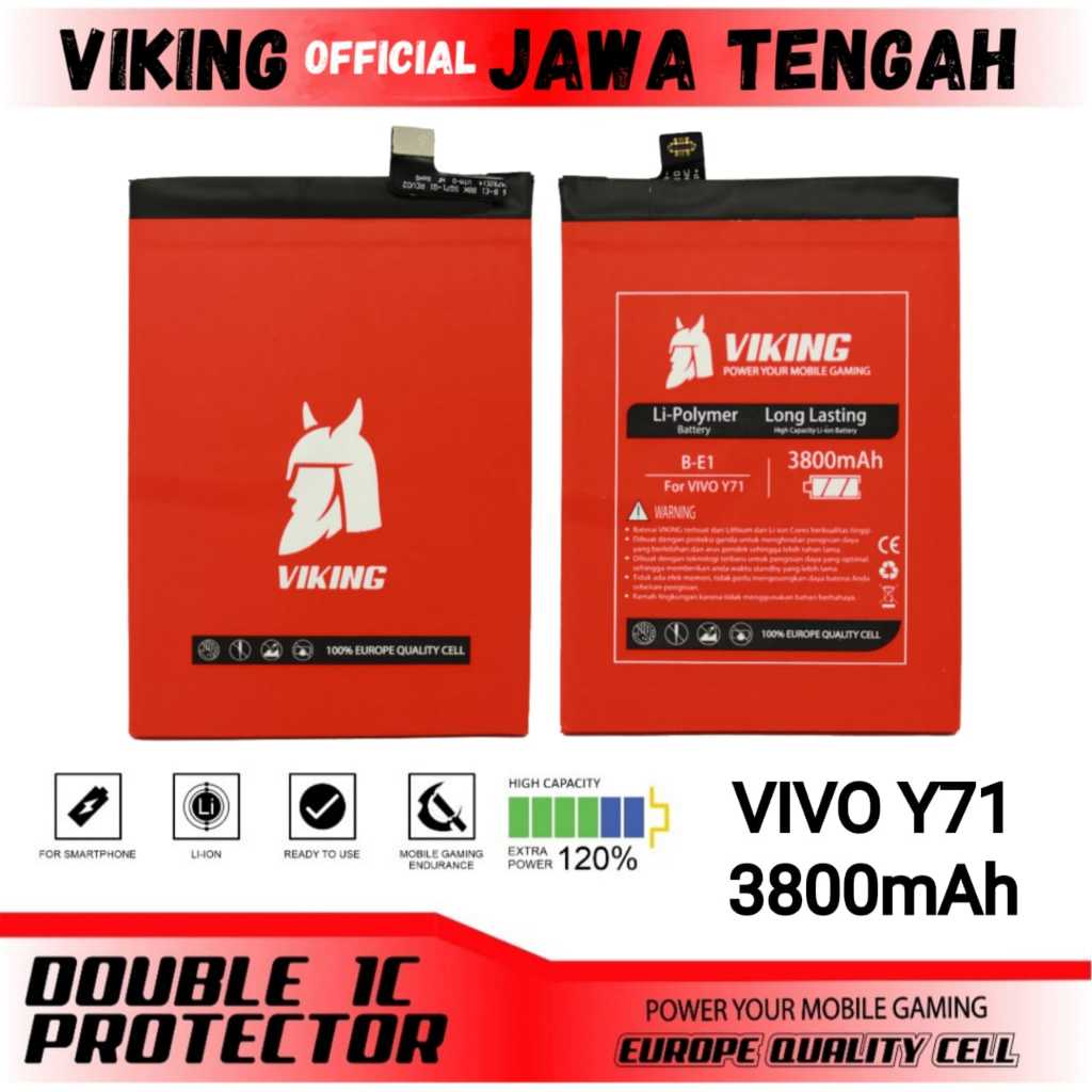 VIKING Baterai Vivo Y71 (B-E1) Double Power