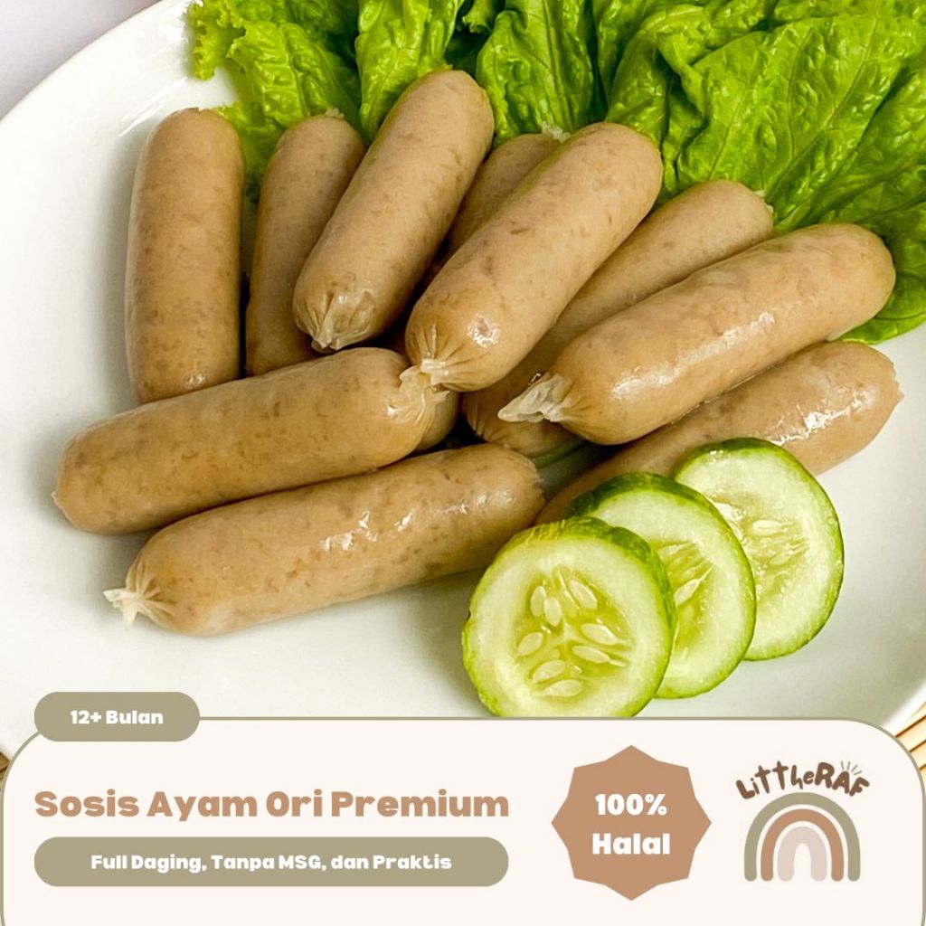 

[LITTLE RAF] SORI - SOSIS ORI MPASI Homemade HALAL NO MSG NO Pengawet