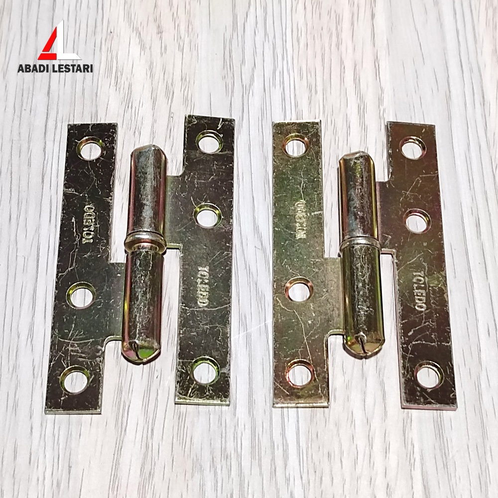 ENGSEL PINTU CABUT 3 INCH KUNING / ENGSEL CABUT KUNING 3 INCH / ENGSEL PINTU 3 INCH