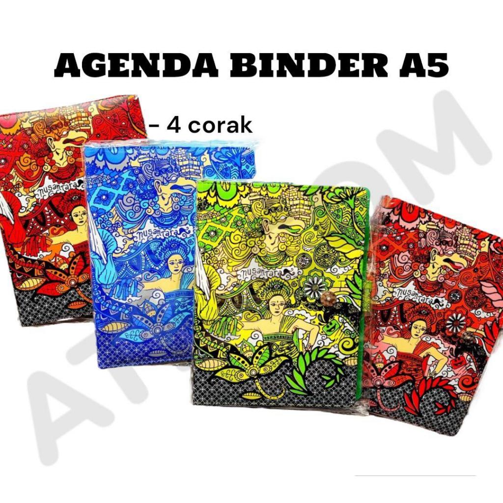 

Binder Notebook A5 / Motif Batik / anti mainstream / Buku Note / Agenda Multifungsi (PCS)