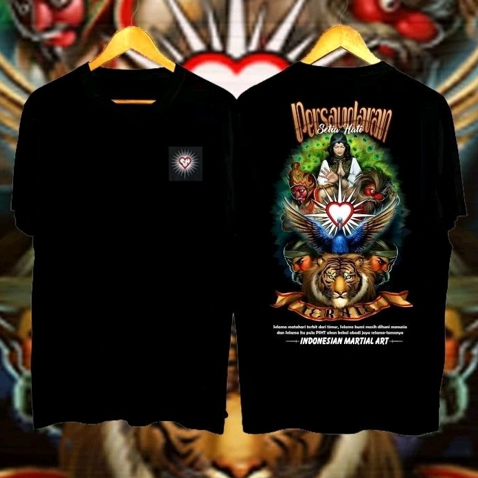 kaos PSHT simpel,kaos psht harimau menanti