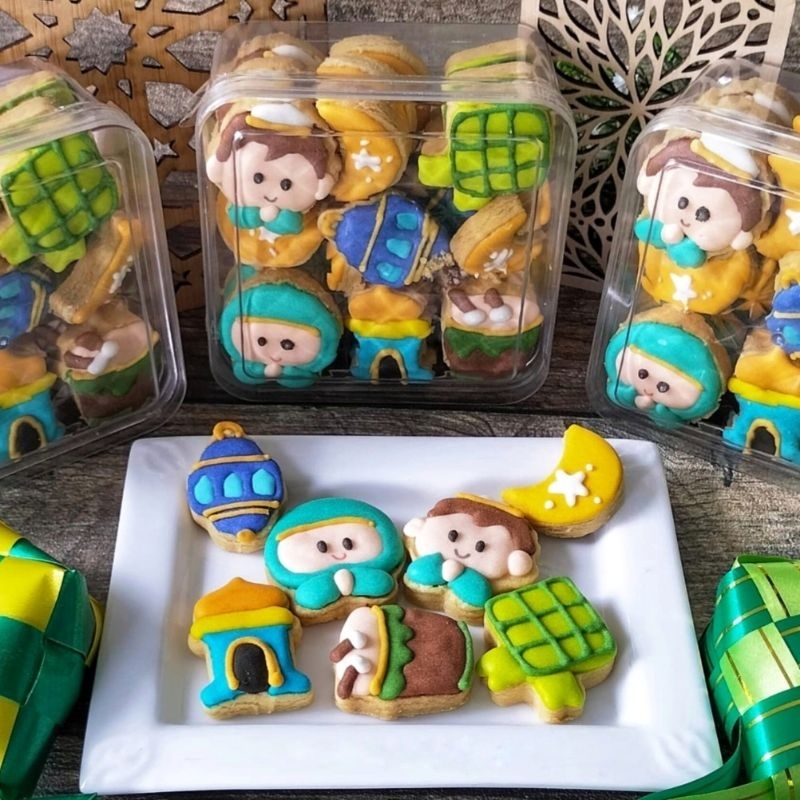 

EID Custom Icing Cookies / Kue Hias Gula by request ( lebaran / ramadan / idul fitri )