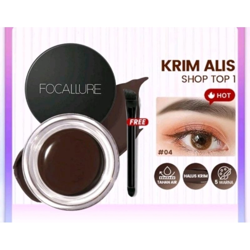 FOCALLURE EYEBROW WATERPROOF KRIM ALIS EYE BROW GEL FOCALLURE UKIR ALIS