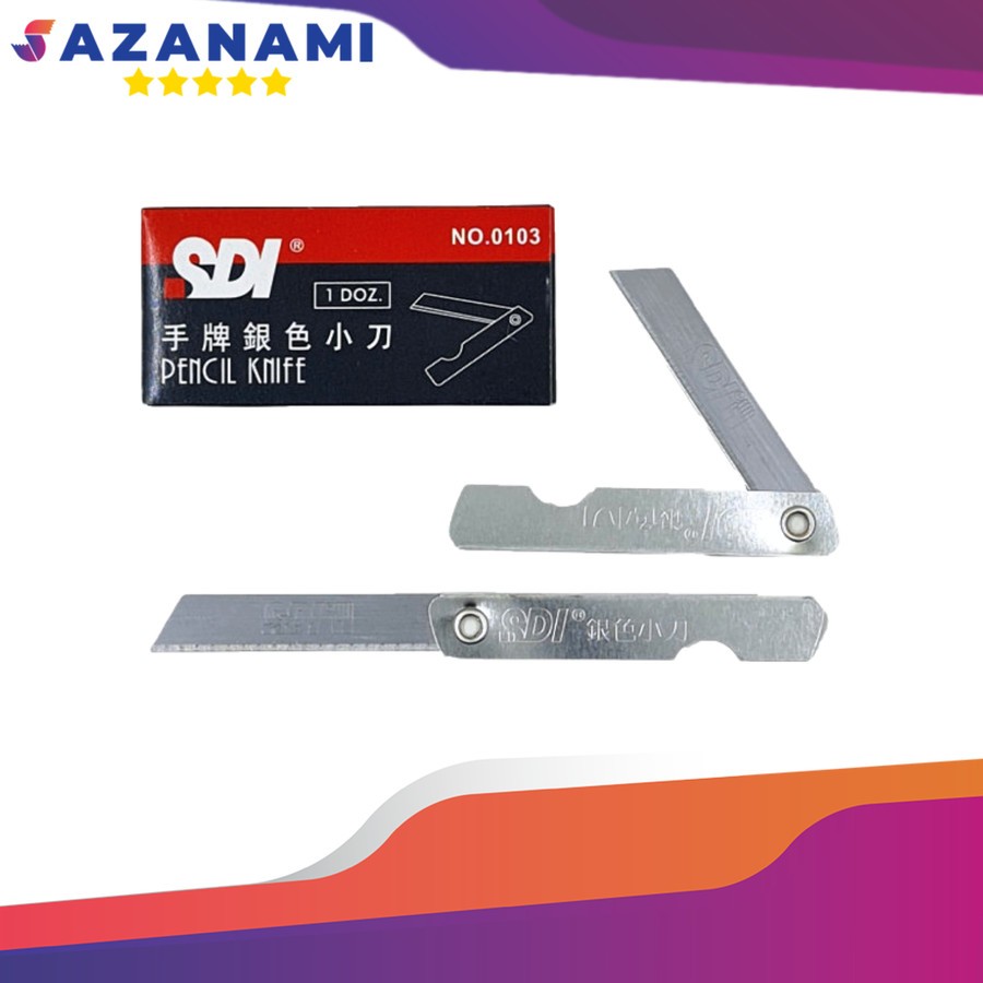 

SDI PENCIL KNIFE SILET CUTER SILET KATER LIPAT PISAU SDI 0103