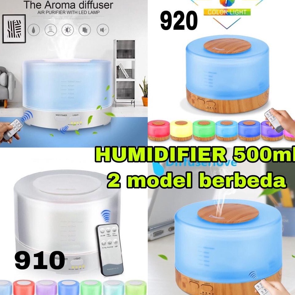 dm Humidifier Diffuser Aromatherapy Aroma Terapi Jumbo 5ml 7 Color  Remote