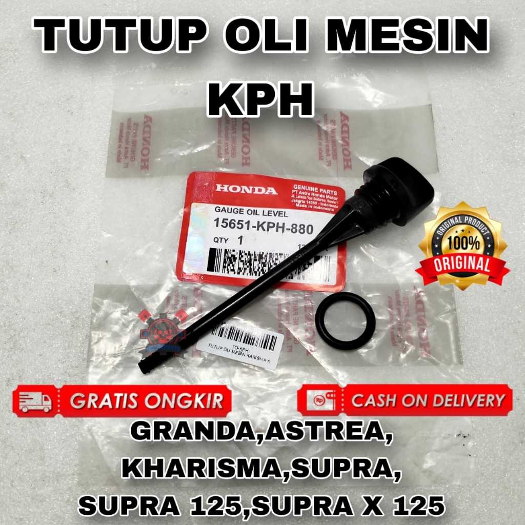 TUTUP OLI MESIN HONDA KPH BUAT MOTOR GRANDA | ASTREA | KHARISMA | SUPRA | SUPRA 125 | SUPRA X 125 AS