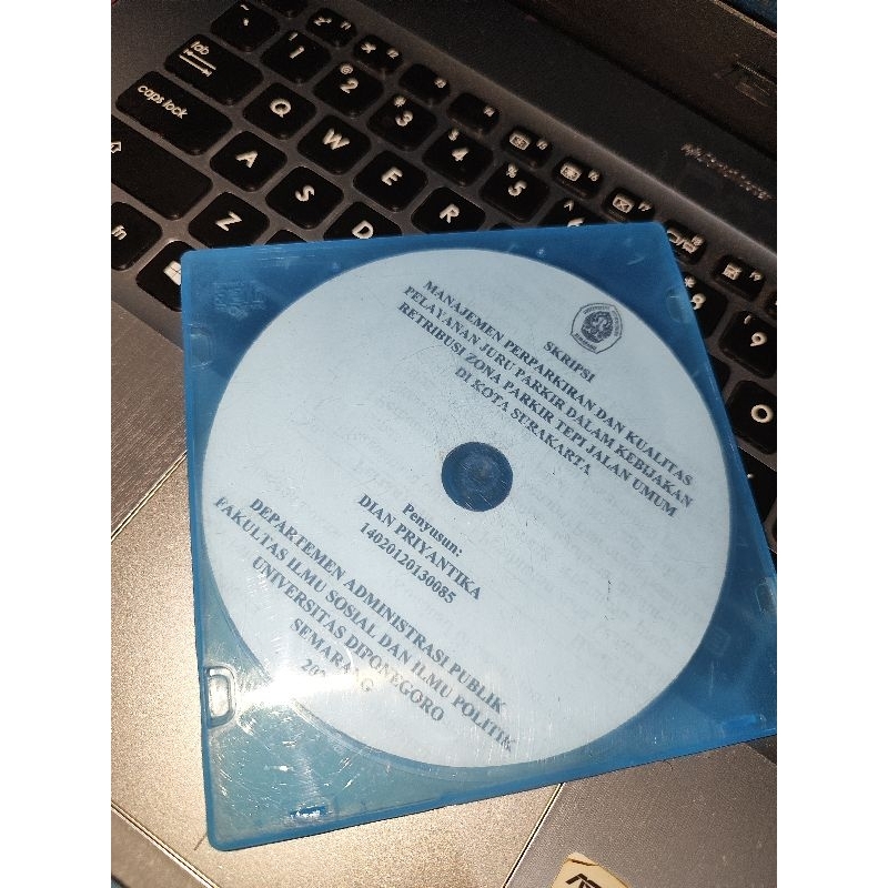CD + Wadah Skripsi (Burning)