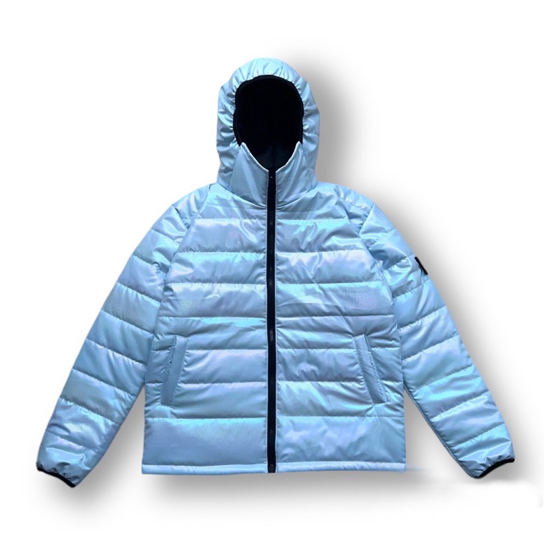 ART Y78Z Puffer Jacket Skyblue hologram Outfirm