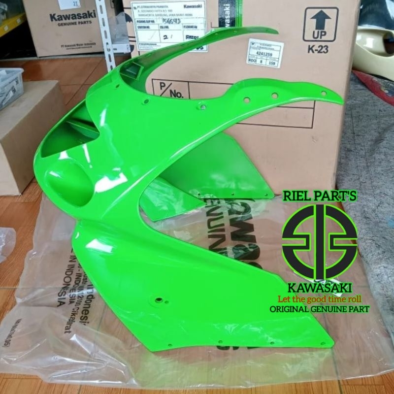 BATOK LAMPU DEPAN HIJAU DAUN NINJA RR LAMA NINJA RR OLD ORIGINAL KAWASAKI