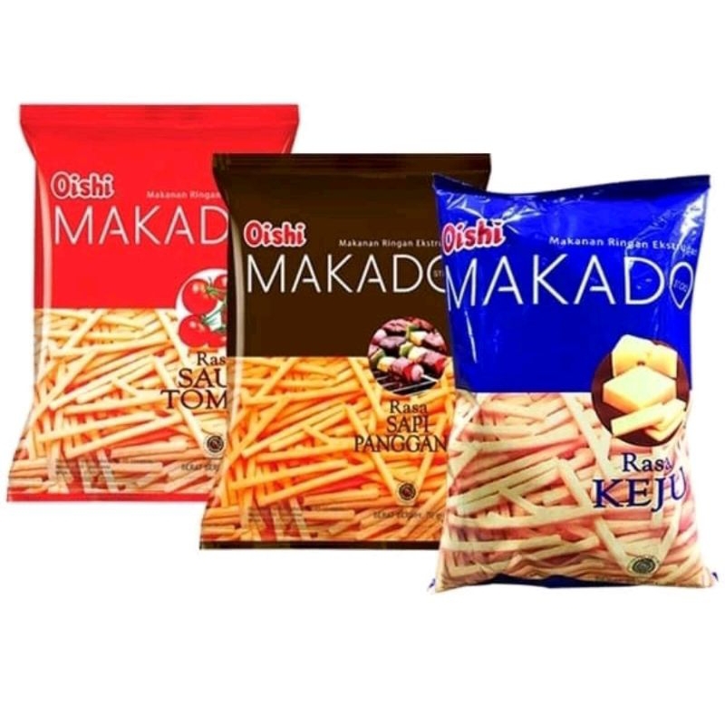 

OISHI MAKADO STICK BERAT 60 GRAM MAKANAN RINGAN