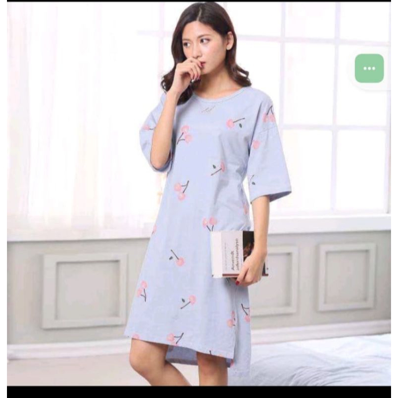 Daster Baju Tidur Kaos Import Premium Karakter Bahan Tebal