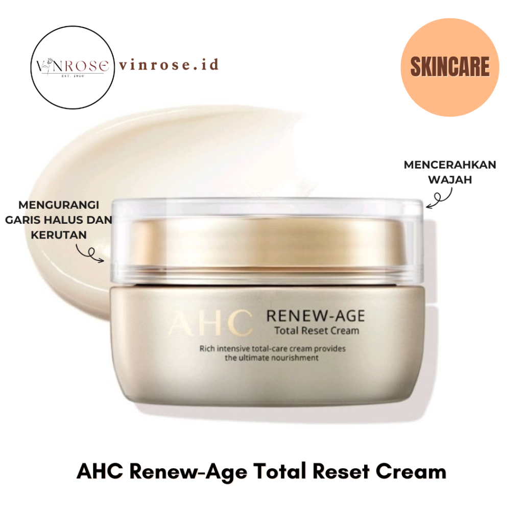 AHC Renew-Age Total Reset Cream Korea Moisturizer Skincare