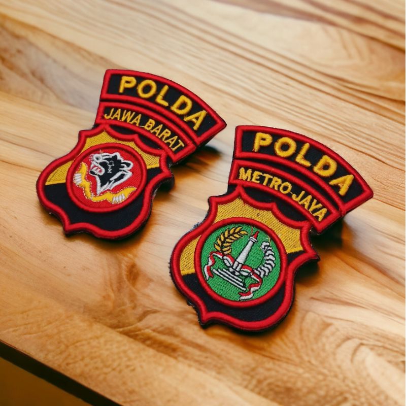 Bordir Timbul POLDA METRO JAYA POLDA JAWA BARAT BORDIR TIMBUL KOMPUTER POLDA