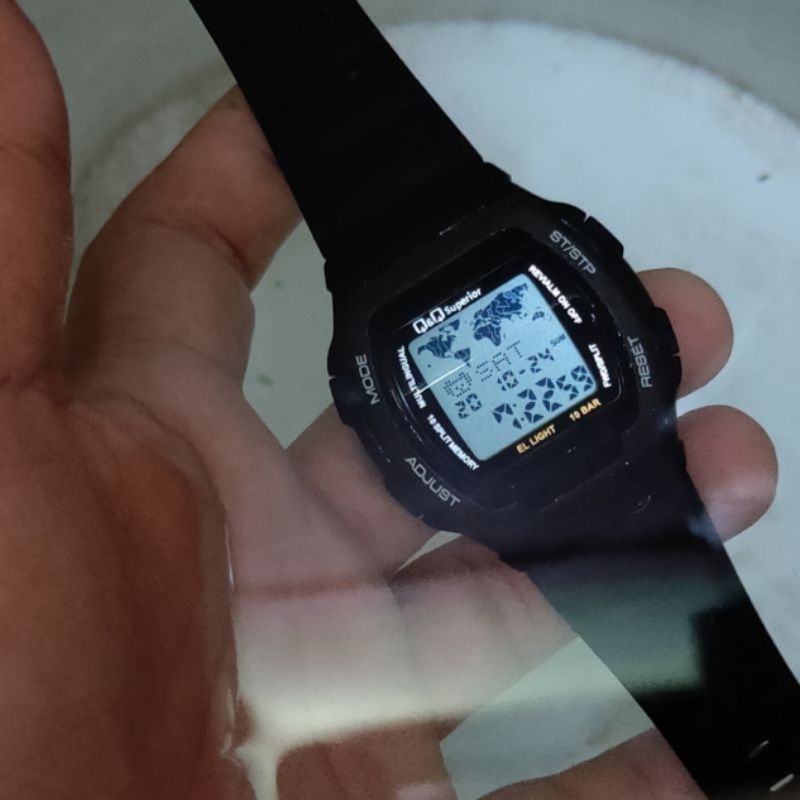 Jam Tangan Digital QnQ DataBank Original