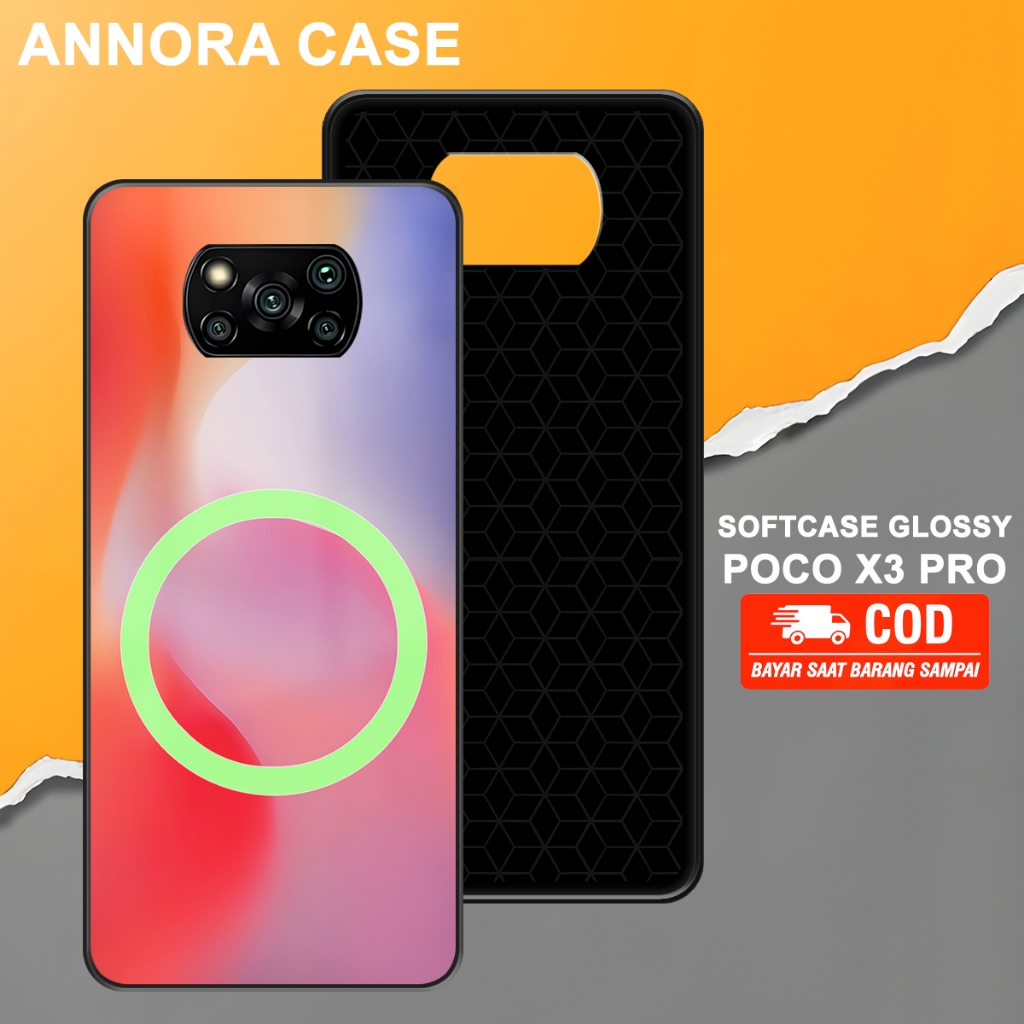 Softcase Glossy Motif Terbaru Case Procamera Case anti jamur cocok untuk Poco X3 Pro X3 NFC Poco X3 