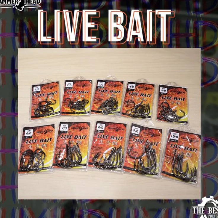 Best Offer  Kail Pancing Hammer Head Live bait 728BN