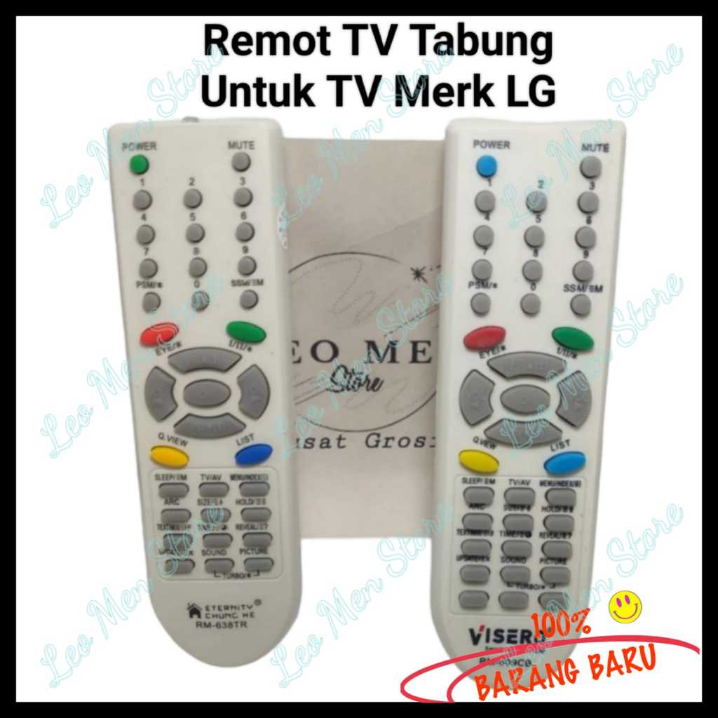 Remot TV~Remot TV Tabung~Untuk TV Tabung LG~PUTIH~BARU