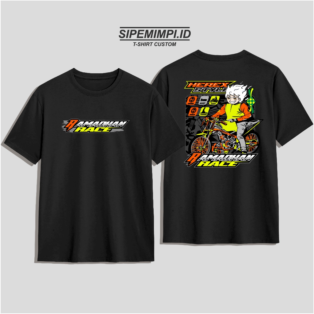 SIPEMIMPI.ID//T-SHIRT KAOS RAMADHAN RACE HEREX STYLE VOL3