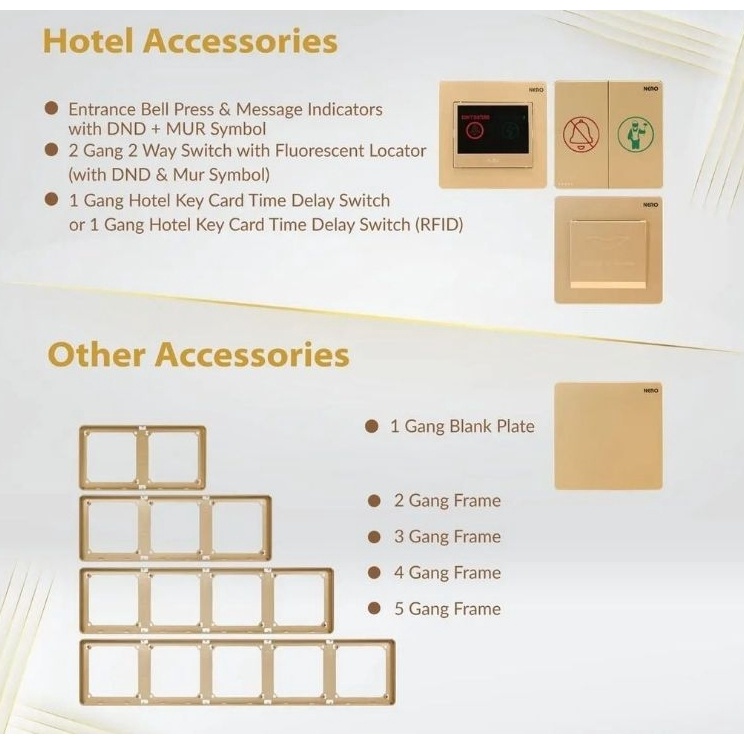 Nero Frame Nero Casa x2 Gold w Promo