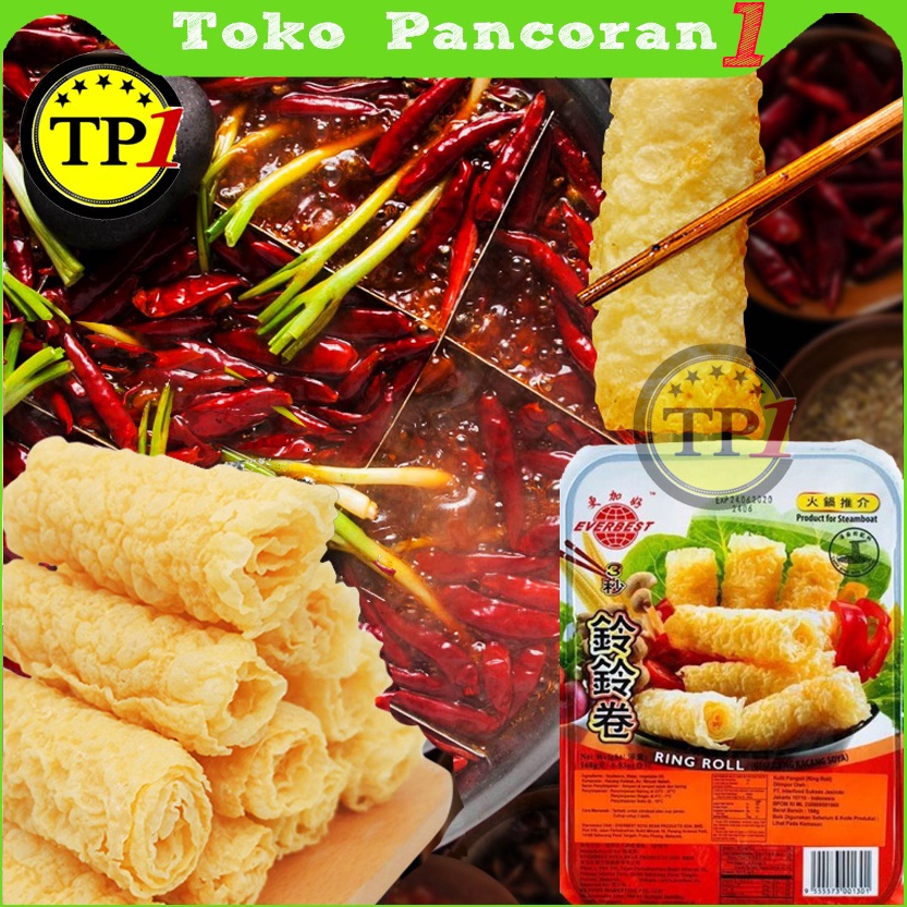 

YEX868 Free Ongkir Ring Roll hot potGegulung Kacang SoyaEverbest RingRoll Kulit Tahu Vegan