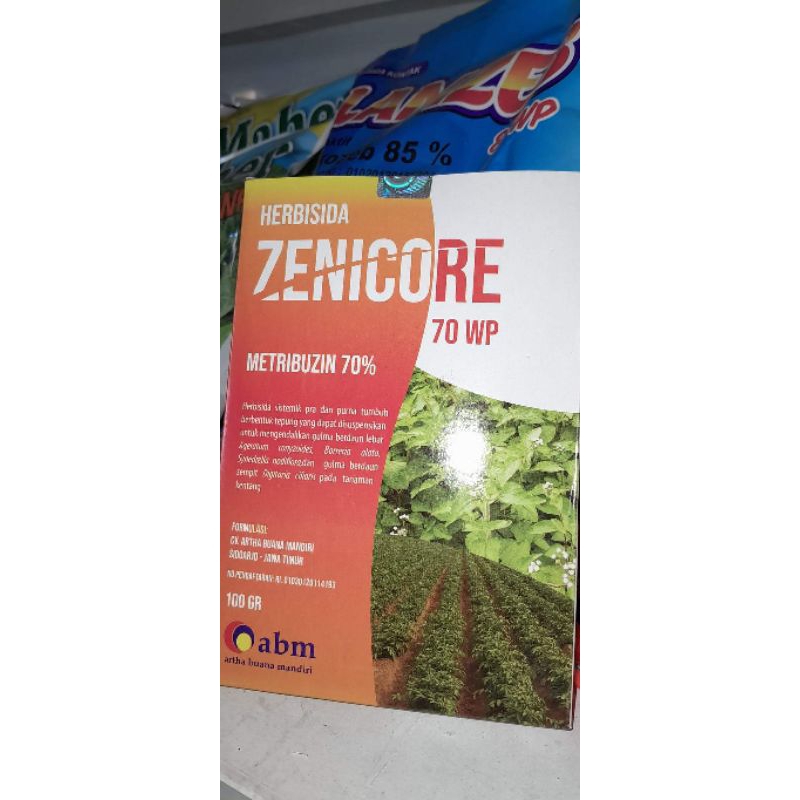Herbisida sistemik pra tumbuh dan purna ZENICORE 70 WP 