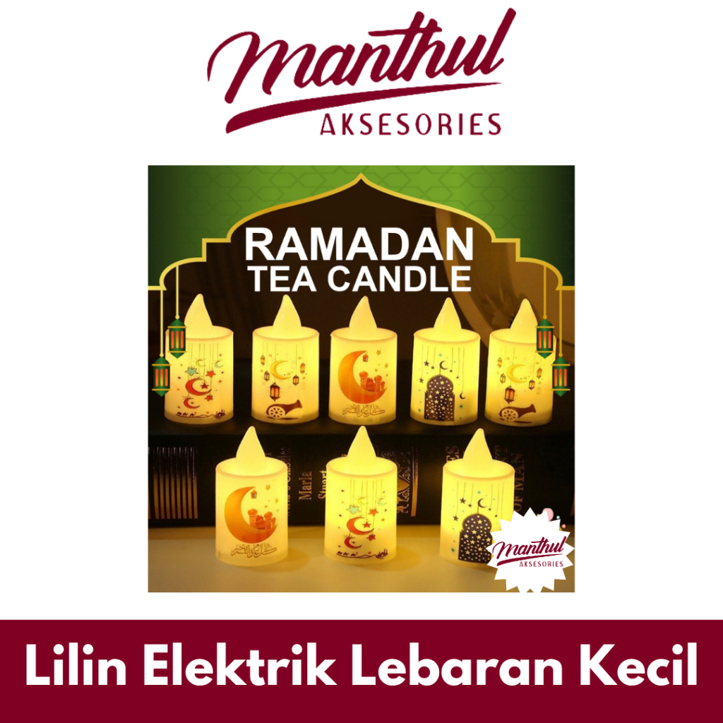 Lilin Elektrik Lebaran Kecil/Lilin Teh Idul Fitri