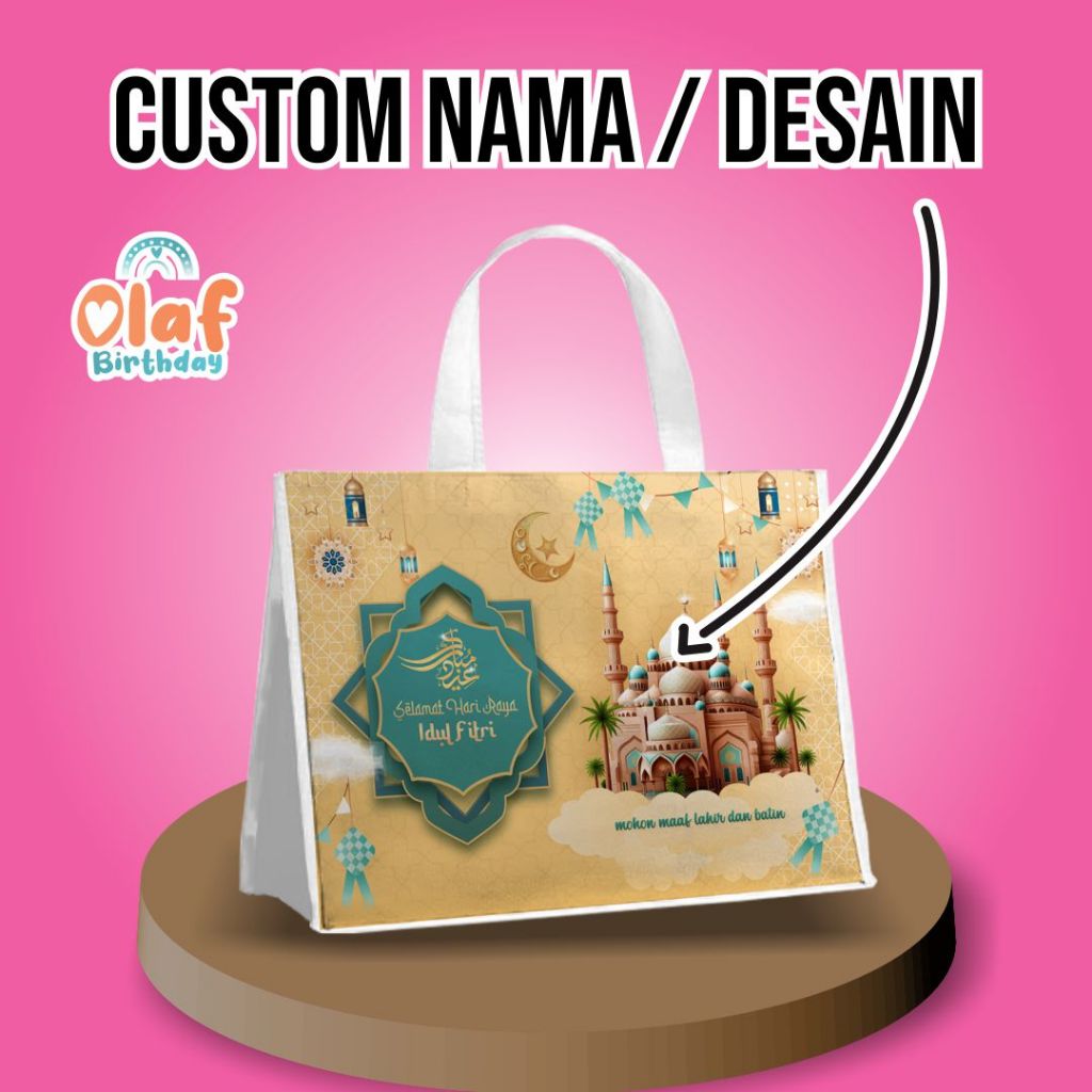 

CUSTOM Tas Parcel Lebaran Bingkisan Sembako Idul Fitri Hampers Bingkisan Hari Raya
