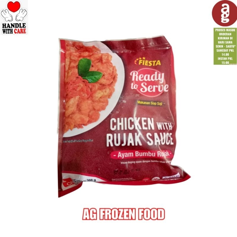 

Fiesta Ready To Serve Chiken With Rujak Sauce 300 Gram