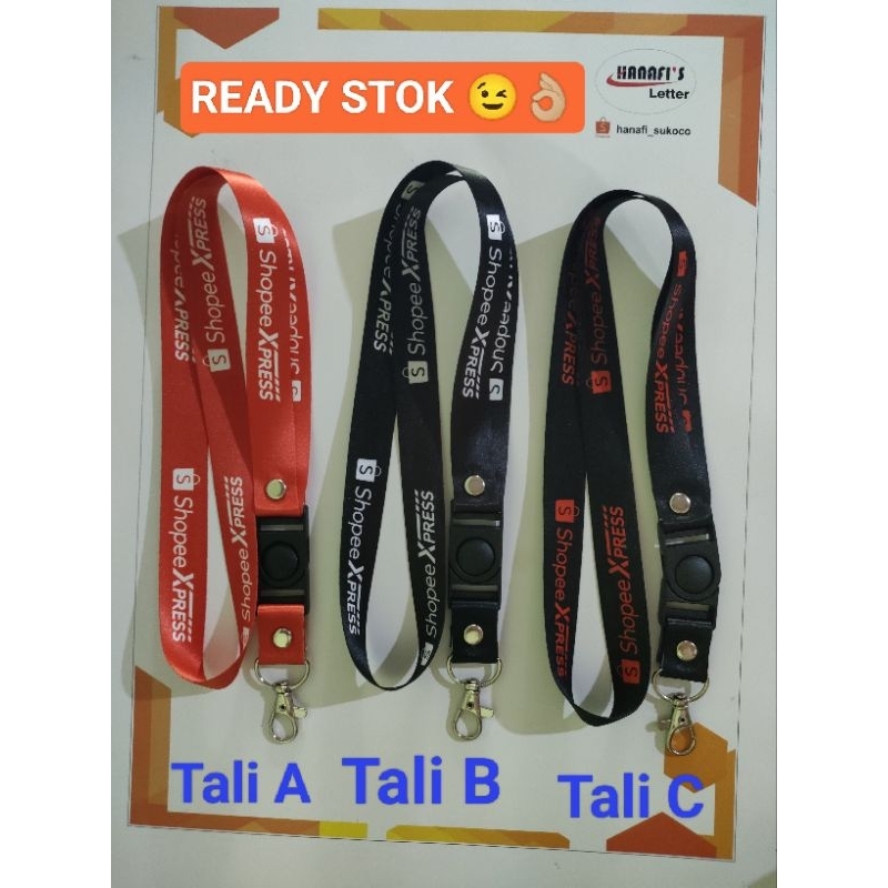 

SHOPEE EXPRESS Tali id card [READY STOK] Lanyard printing satuan