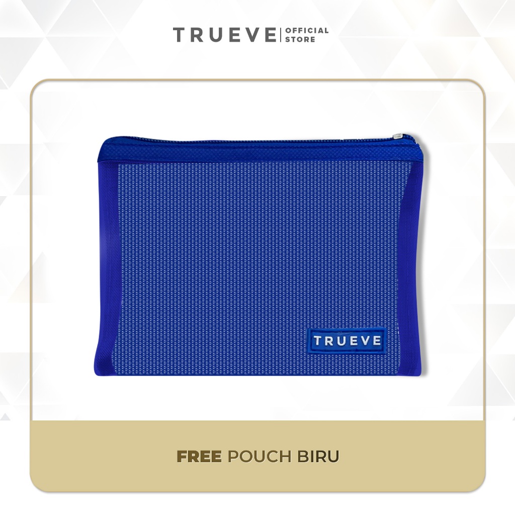 [FREE GIFTS] TRUEVE Mini Pouch Biru Jaring
