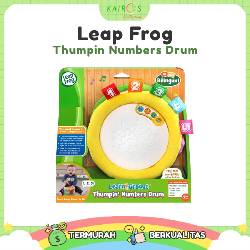 LEAPFROG LEARN AND GROOVE THUMPIN' NUMBERS DRUM
