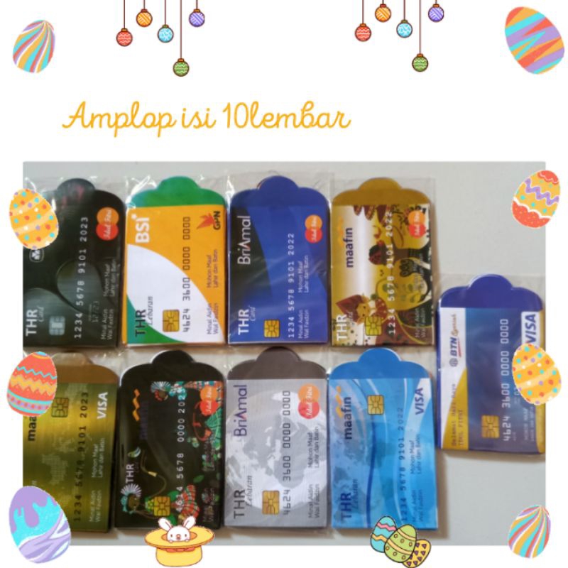 

{Pack} Amplop motif ATeM terbaru 2025 uk sedang 1pack isi 10 lembar