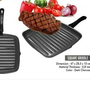 Square grill pan 28 cm Quality Cek