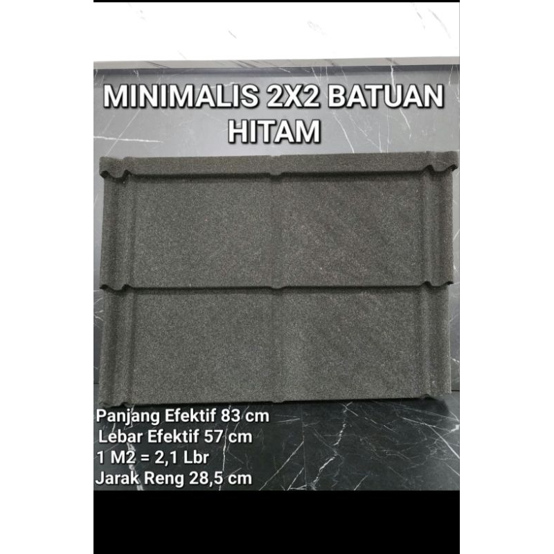 genteng metal minimalis 2*2