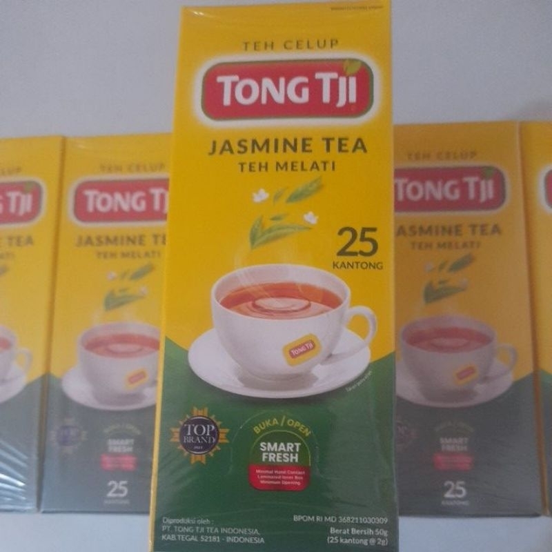 

TEH CELUP TONG TJI JASMINE MELATI 25 KANTONG @2 GRAM MURAH