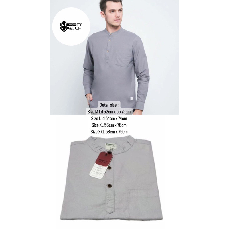 Kemeja AGERA/GEnWIL lengan panjang