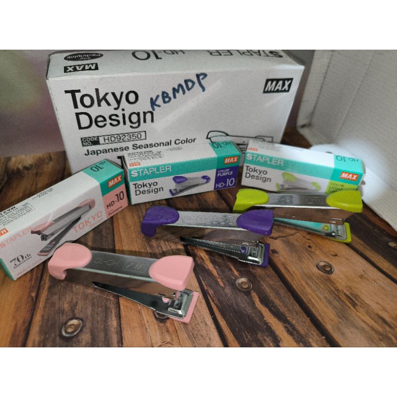 

Stapler Max Tokyo Design HD-10 Pink,Green,Purple