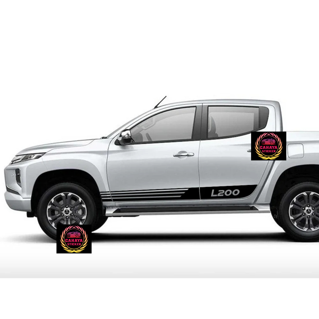 sticker mobil hilux sticker mobil triton hilux 4x4  sticker lis mobil hilux sticker triton