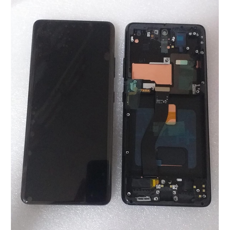 LCD SAMSUNG S21 ULTRA FRAME ORI OLED BISA FINGER FULLSET