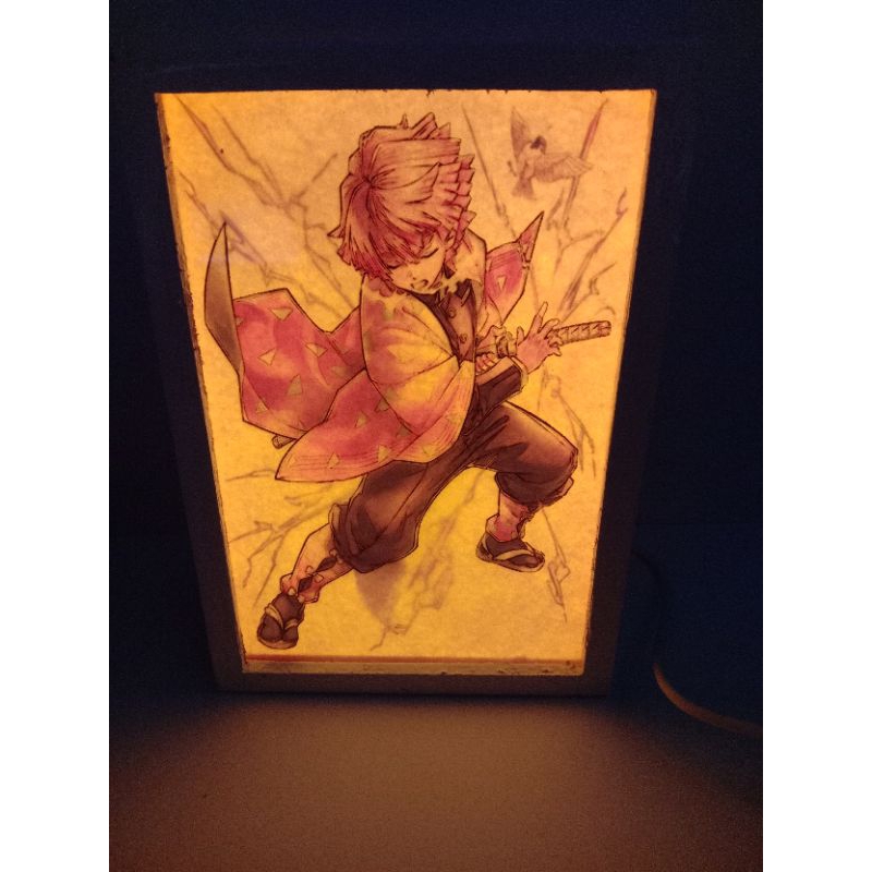 lampu hias,lampu tidur,lampu gambar anime,box lampu unik,
