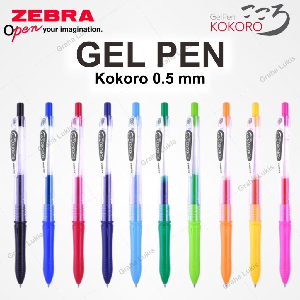 

Zebra Pulpen Gel Kokoro 0.5