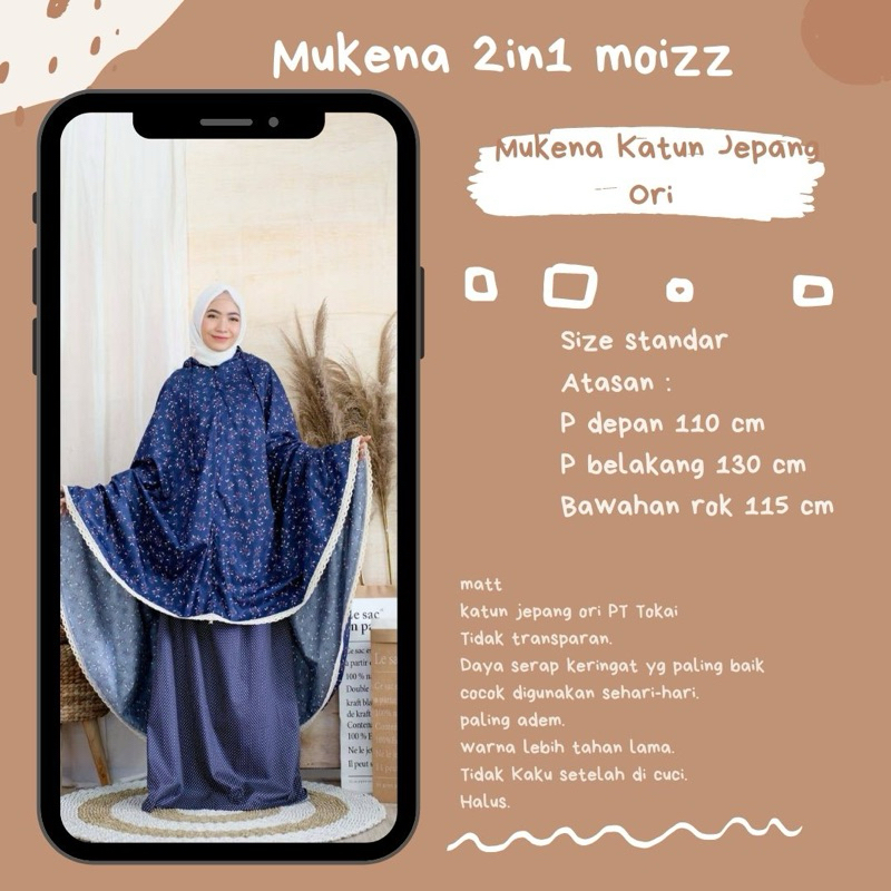 Mukena Nuna Kajep by Moizz