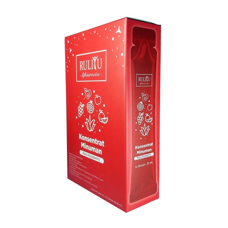 Ruliyu Konsentrat Raspberry (10sachet @25ml)
