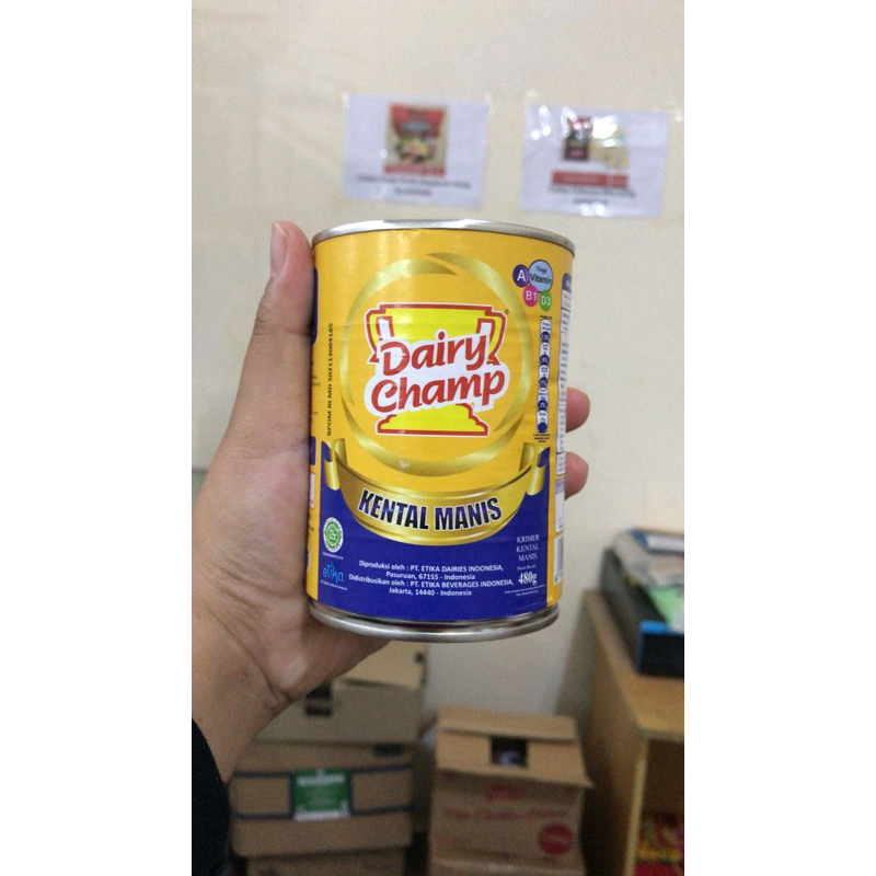 

Kental Manis Dairy Champ Kaleng Kemasan 480g