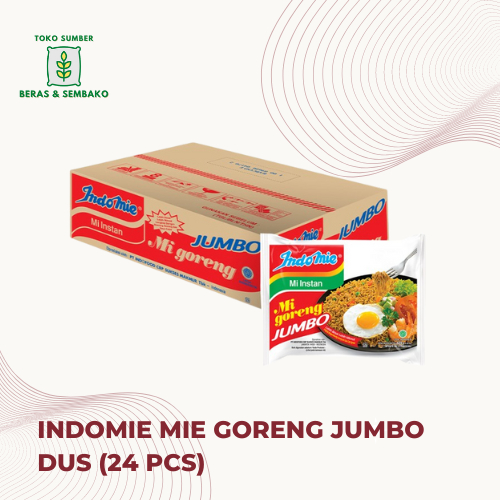 

Mie instant INDOMIE goreng jumbo DUS (24 pcs)