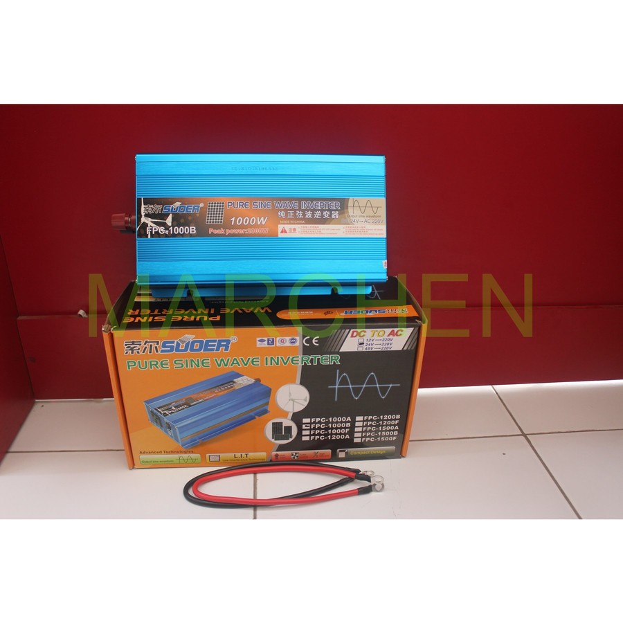 Inverter Pure Sine Wave PSW FPC-1000B 24V 1000W 1000 watt SINUS SUOER