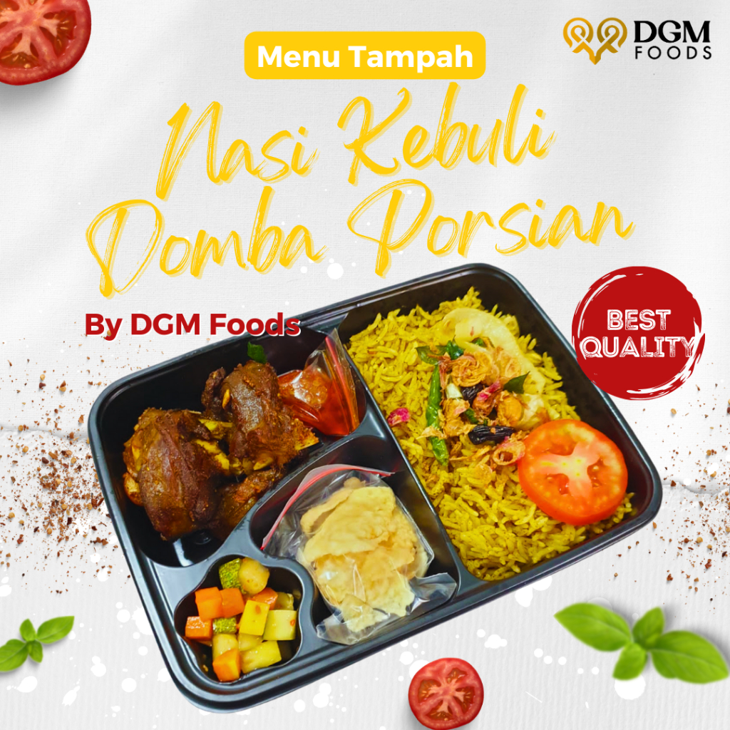 

Nasi Kebuli Porsian dengan Beras Basmati - by DGM FOODS