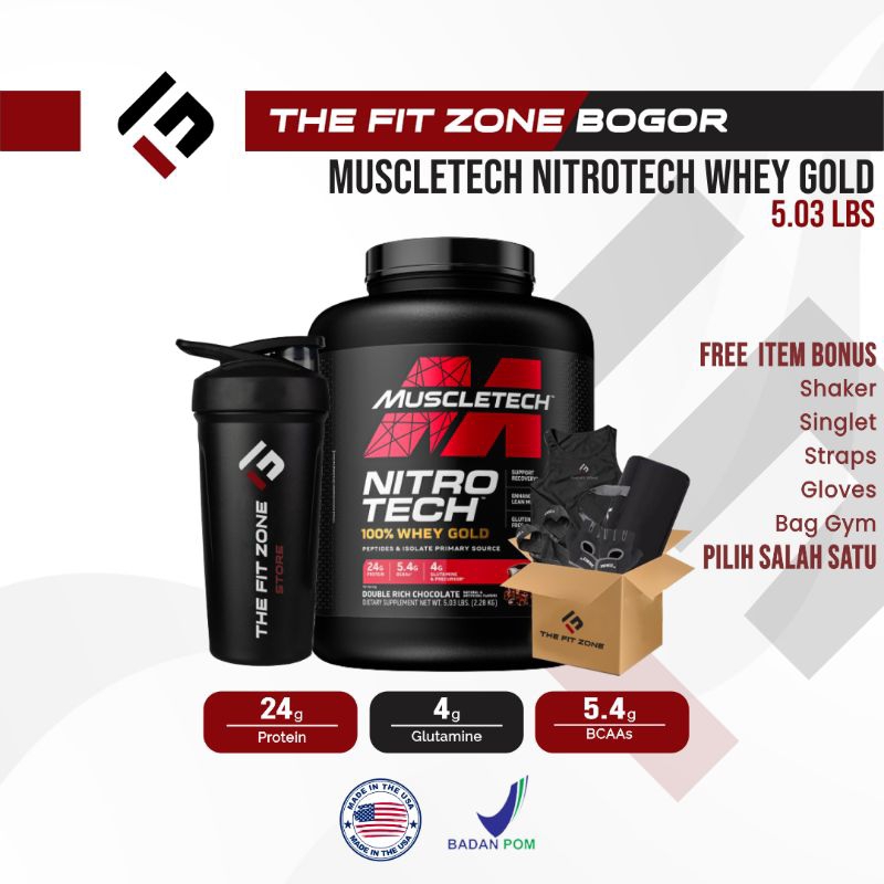 Muscletech Nitrotech Whey Gold 5,03 Lbs Nitro Tech Whey Gold