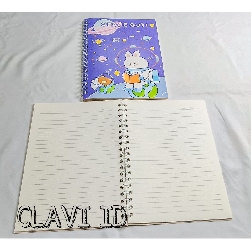 

10518/NOTEBOOK SPIRAL B5 FANCY/NOTEBOOK FANCY/NOTEBOOK MURAH
