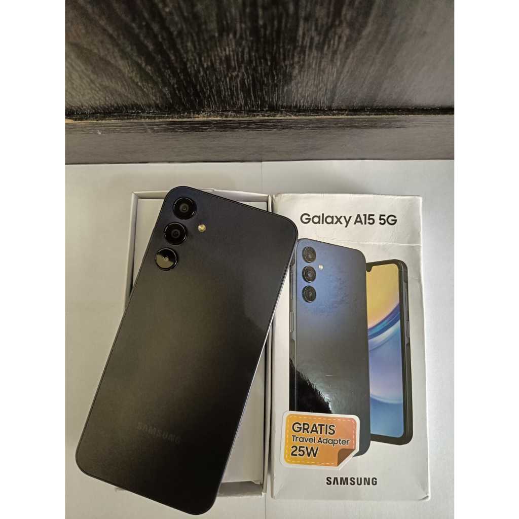 SAMSUNG GALAXY A15 5G 8/256 GB SECOND FULLSET GARANSI